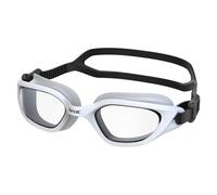 SEAC Mood, swimming goggles with scratch-resistant and anti-fog polycarbonate lenses, silicone gaskets, white/black transparent lenses