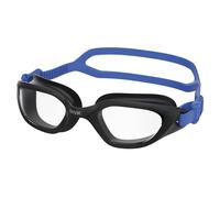 SEAC Mood, swimming goggles with scratch-resistant and anti-fog polycarbonate lenses, silicone gaskets, black/blue transparent lenses