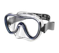 SEAC Natua , Single Lens Snorkeling and Diving Mask in Silicone, blue