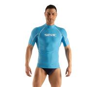 SEAC RAA Short Evo Man, Men's Short Sleeve Rash Vest; UV Swim and Snorkeling Top