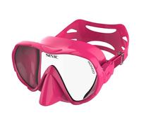SEAC Rondò Frameless Single-Lens Silicone Mask for Diving and Snorkeling or Combo Set Mask + Snorkel SEAC Reverse Dry, Dry Top System and Purge Valve
