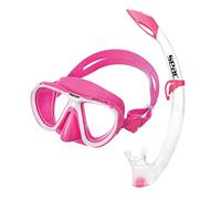 Seac Schnorchelset Bella aus transparentem Silikon - Kinder-Set für das Schnorcheln und Tauchen, Tauchermaske Bella und Schnorchel Tribe, 100% Silikon