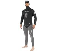 SEAC Seal Jacket - Men's Two-Piece 3mm Neoprene Jacket with Hood | Freediving & Fishing Diving | Open Cell Interior, Aquastop Face Wrists and Ankles, Neoprene