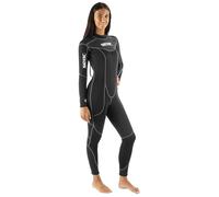 SEAC Sense Long Lady, Wetsuit Wet Single-piece Without Hood for Snorkeling and Diving, Neoprene 3 mm, S