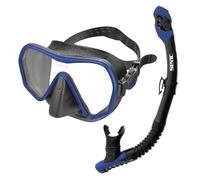 SEAC Set Ajna Dry, Frameless Mask Set Snorkel for Diving
