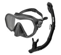 SEAC Set Ajna Dry, Frameless Mask Set Snorkel for Diving