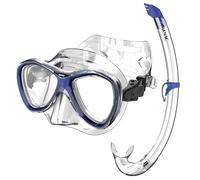 SEAC Set Bis Capri Top, Set with Capri Mask and Silicone Snorkel Top for Adults and Kids