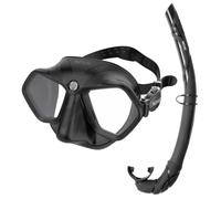 SEAC Set Bis Raptor, Mask and Snorkel Set for Underwater Fishing and Apnea