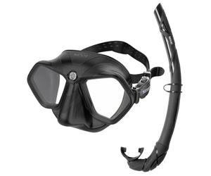 SEAC Set Bis Raptor, Mask and Snorkel Set for Underwater Fishing and Apnea