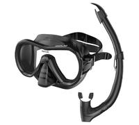 Seac Set Giglio, Snorkel Set with Diving Mask and Snorkel with Water Purge Valve for Adults and Kids