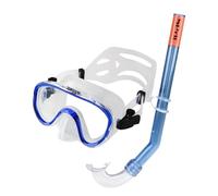 Men's Bis Marina, Diving Mask and Snorkel Set for Kids, Blue, Small
