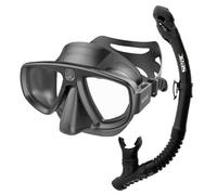 SEAC Set xtreme Dry, Silicone Set for Diving and Snorkeling with Mask and Snorkel with Dry Top System and Purge Valve
