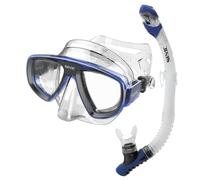 SEAC Set Bis Extreme Dry, Silicone Set for Diving and Snorkeling with Mask and Snorkel with Dry Top System and Purge Valve
