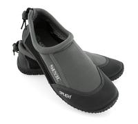 SEAC Splash, Adult and Children's Rock Shoes, Quick Drying, Shoes for The Sea, Beach and Pool, Grey/Black, 6