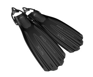 Seac Sub Propulsion S SCUBA Diving Fins, Sling Strap, Open Heel, High Performance (Made in Italy), black, 9/11UK