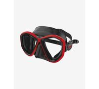 Seac Symbol Diving Goggles with Clear Lenses Black Red