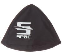 SEAC Unisex Lycra Fabric Cap for Swimming in the Pool Ideal Men and Women, Black, Standard UK