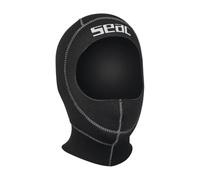 SEAC Unisex's 5mm Standard, Double-Collar Hood in Ultraspan/fire Dry, Uv Protection, Suitable for Man and Ladies for Diving