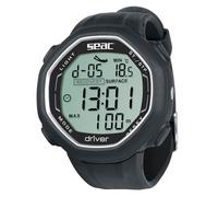 SEAC Unisex's Driver, Wrist-Mount Freediving Computer with Data Download System, Black, standard