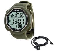SEAC Unisex's Driver Wrist-Mount Freediving Computer with Data Download System, Green + USB, One size