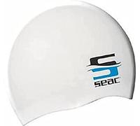 SEAC Unisex's Lycra Fabric Cap For Swimming In the Pool, Ideal For Men and Women, White, Standard
