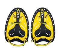 SEAC Unisex's Pro Hand Paddles for Adult, Swimming Training Equipment, 2, Black/Yellow, S/M