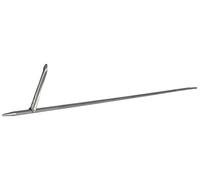 SEAC Unisex's Stainless Steel Tahitian Shaft for Spearguns, Single Upper Barb, Ø6.5mm, Silver, 50x90
