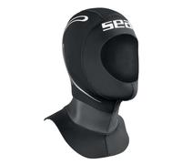 SEAC Unisex's Tekno Hood, Black, Large