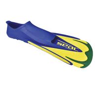 SEAC Unisex's Vela OH, Snorkeling and Pool Swimming Short Fins with Adjustable Strap,green,7/7.5 UK