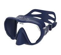 SEAC X-Frame - Frameless Silicone Dive Mask with Single Tempered Glass Lens | Clear Vision and Stability Underwater, Low Volume | For Scuba Diving and Snorkelling - Made in Italy