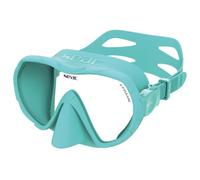 SEAC X-Frame - Frameless Silicone Dive Mask with Single Tempered Glass Lens | Clear Vision and Stability Underwater, Low Volume | For Scuba Diving and Snorkelling - Made in Italy
