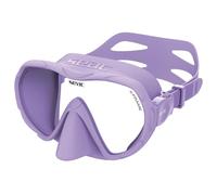 SEAC X-Frame - Frameless Silicone Dive Mask with Single Tempered Glass Lens | Clear Vision and Stability Underwater, Low Volume | For Scuba Diving and Snorkelling - Made in Italy