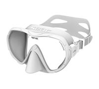 SEAC X-Frame - Frameless Silicone Dive Mask with Single Tempered Glass Lens | Clear Vision and Stability Underwater, Low Volume | For Scuba Diving and Snorkelling - Made in Italy