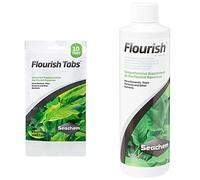 Seachem Flourish Gravel Bed Tablets, 10-Count & Flourish Comprehensive Supplement, 250 ml
