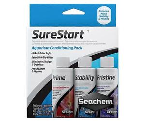 Seachem Laboratories SureStart Aquarium Conditioning Pack, 1 Each/3 Pack