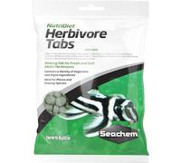 Seachem NutriDiet Herbivore Tabs 85g - Sinking Fish Food Tablets for Freshwater & Marine Herbivorous Fish, Vegetable & Algae Blend, Ideal for Plecos & Grazing Species
