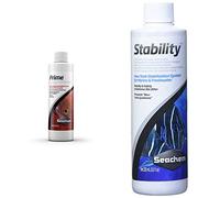 Seachem Prime Concentrated Conditioner, 500 ml & Stability Tank Stabilization System, 250 ml