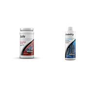 Seachem Safe Water Conditioner, 250 g & Stability Tank Stabilization System, 500 ml