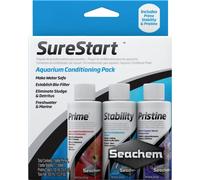Seachem Sure Start Kit | Prime, Stability, Pristine 100ml