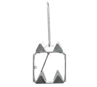 SEACHOICE 43770 Hot-Dipped Galvanized Steel Fold-and-Hold Anchor with Storage Bag, 13 Pounds