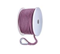 Seachoice Boat Anchor Rope, Double-Braid, Nylon, Achor Line, 3/8 in. X 100 Ft, Burgundy