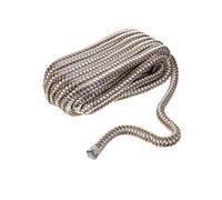 SEACHOICE Double-Braid Nylon Dock Line 1/2" x 25' 40041 Gold/White