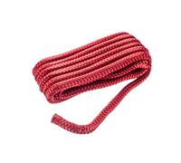 Seachoice Double-Braid Nylon Dock Line w/Eye Splice, Pre-Shrunk, Heat Stabilized, 1/2 in. X 15 Ft., Red