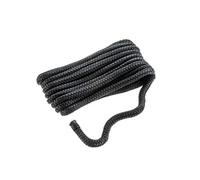 Seachoice Double-Braid Nylon Dock Line w/Eye Splice, Pre-Shrunk, Heat Stabilized, 3/8 in. X 10 Ft., Black