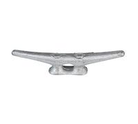 Seachoice Open Base Dock Cleat, Galvanized Gray Iron, 6 in.