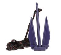 Seachoice PWC Fluke Anchor Kit, Vinyl Coated Fluke Anchor, 25 Ft. Anchor Line and Storage Bag
