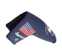 Seacloud Blue Pebble Beach Golf Head Cover Putter Blade Cover Flag compatible for Scotty Cameron With V-Closure