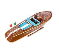 Seacraft Gallery Riva Aquarama Classic Wooden Model Boat 20.8" - Assembled Wooden Model Boat Décor - Handcrafted Wooden Model Boats - Wooden Model Ship Decor Display - Italian Riva Boat