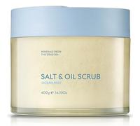 SEACRET Body Scrub - Salt & Oil Exfoliating Body Scrub with Dead Sea Minerals and Essential oils for a Rejuvenated Glow, Ocean Mist Scent, 400 GR.