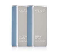 SEACRET (Pack of 2) 3 Way Nail Buffing Block. Professional Manicure & Pedicure Nail Buffer, The Secret for Shiny Nails. - Made in Korea